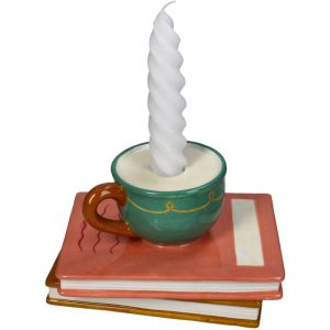 Book Club Candle Holder