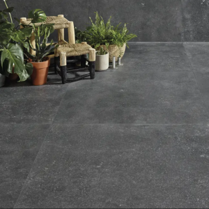 Eternal Stone Dark Matt Porcelain Paving Tile 90x60cm