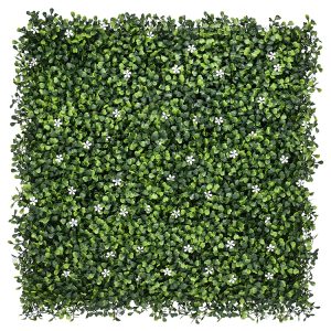 Jasmine Boxwood 50cm x 50cm Artificial Wall Grass (4 pack)