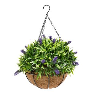 Lavender Flower Hanging Basket