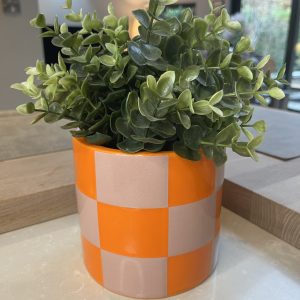 Chequerboard Plant Pot