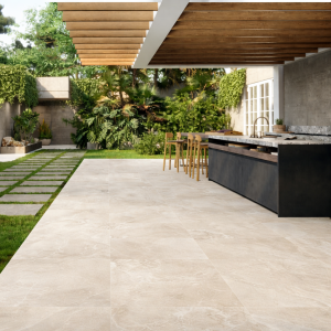 Dome Bone Matt Porcelain Paving Tile 90x60cm